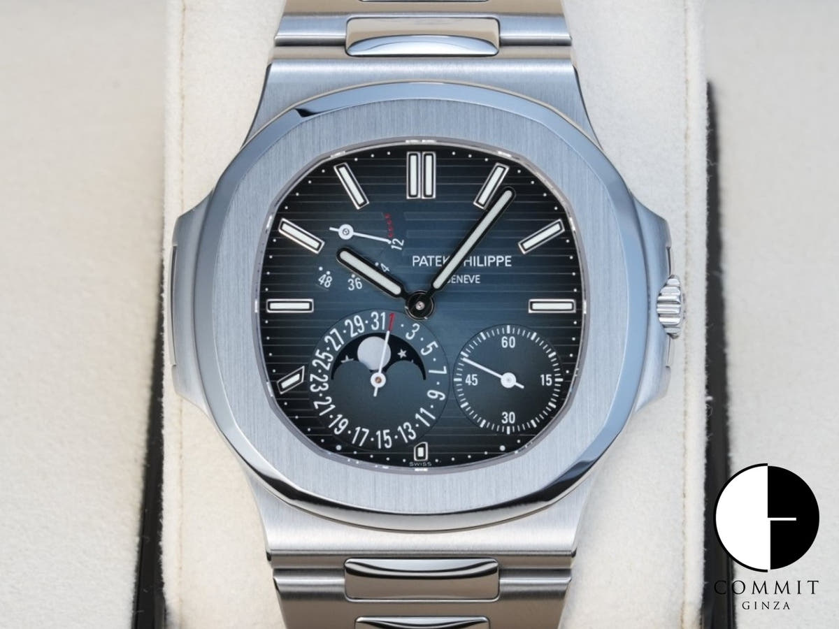 パテックフィリップ ノーチラス プチコンプリケーション Ref.5712/1A-001 ステンレススチール ブルー文字盤