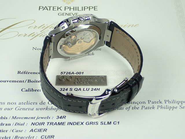 Patek Philippe Nautilus Ref.5726A-001 Black Gradient Dial Used nautilus-47