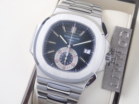 Patek Philippe Nautilus Ref.5980/1A Black and Blue Dial Used nautilus-4