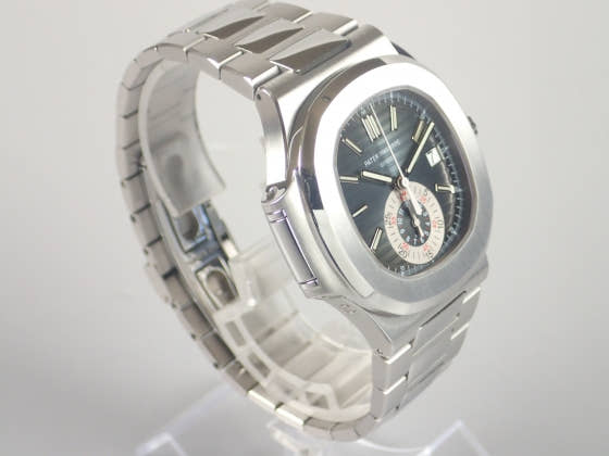 Patek Philippe Nautilus Ref.5980/1A Black and Blue Dial Used nautilus-4