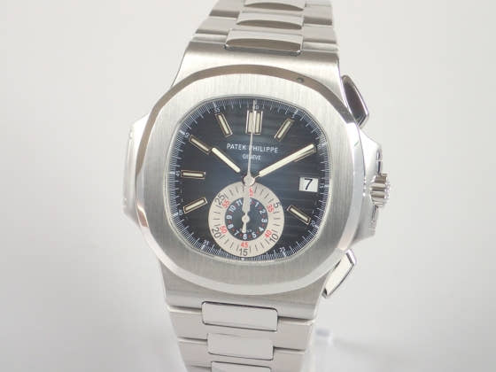 Patek Philippe Nautilus Ref.5980/1A Black and Blue Dial Used nautilus-4