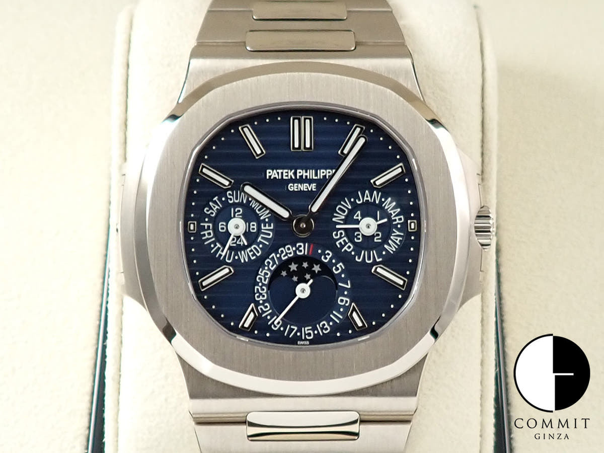 パテックフィリップ ノーチラス パーペチュアルカレンダー Ref.5740/1G-001 ホワイトゴールド ブルー文字盤