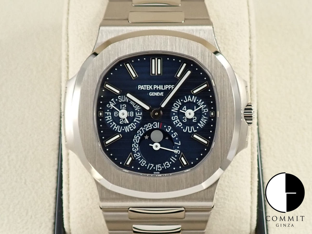 パテックフィリップ ノーチラス パーペチュアルカレンダー Ref.5740/1G-001 ホワイトゴールド ブルー文字盤