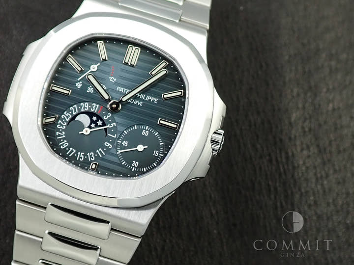 パテックフィリップ ノーチラス プチコンプリケーション Ref.5712/1A-001 ステンレススチール ブルー文字盤
