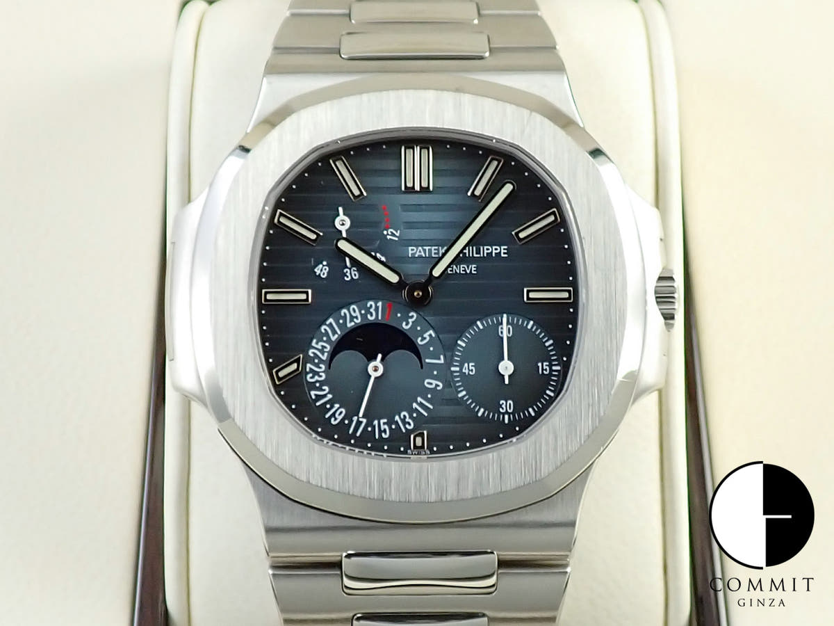 パテックフィリップ ノーチラス プチコンプリケーション Ref.5712/1A-001 ステンレススチール ブルー文字盤