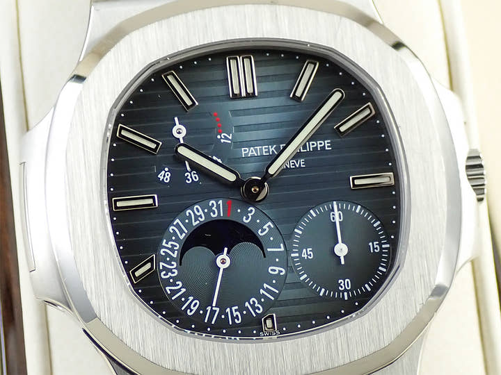 パテックフィリップ ノーチラス プチコンプリケーション Ref.5712/1A-001 ステンレススチール ブルー文字盤