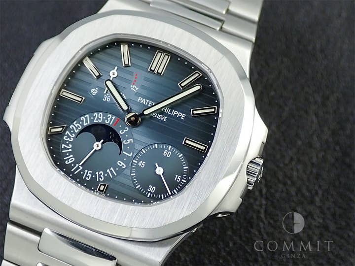 パテックフィリップ ノーチラス プチコンプリケーション Ref.5712/1A-001 ステンレススチール ブルー文字盤