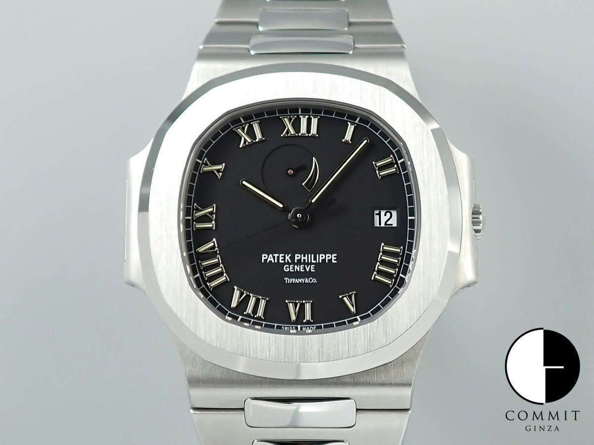 パテックフィリップ ノーチラス パワーリザーブ TIFFANY&CO. Ref.3710/1A-001 ステンレススチール ブラック文字盤