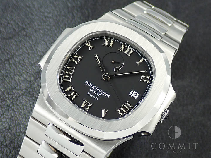 パテックフィリップ ノーチラス パワーリザーブ TIFFANY&CO. Ref.3710/1A-001 ステンレススチール ブラック文字盤