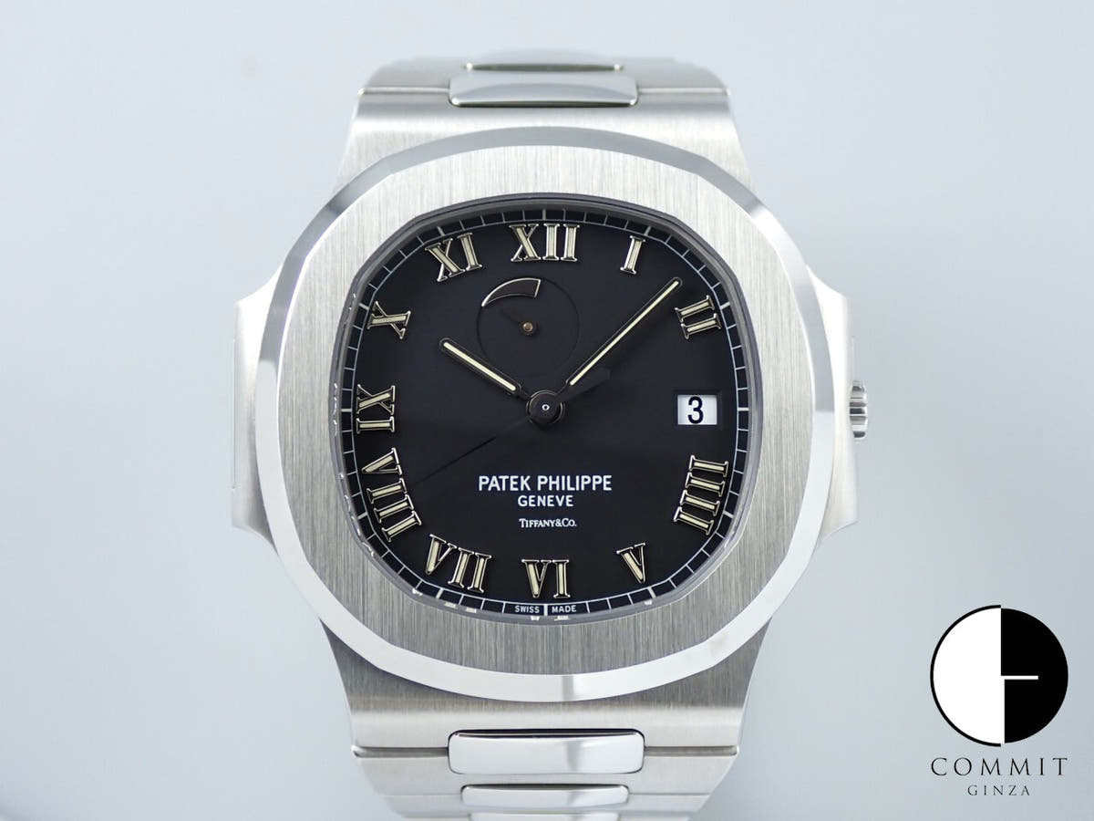 パテックフィリップ ノーチラス パワーリザーブ TIFFANY&CO. Ref.3710/1A-001 ステンレススチール ブラック文字盤