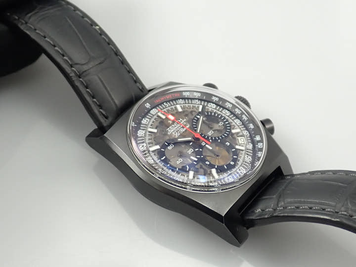 ゼニス ニューヴィンテージ 1969 エルプリメロ Ref.96.1969.469/77.C683 スケルトン文字盤 中古 LKHCP286