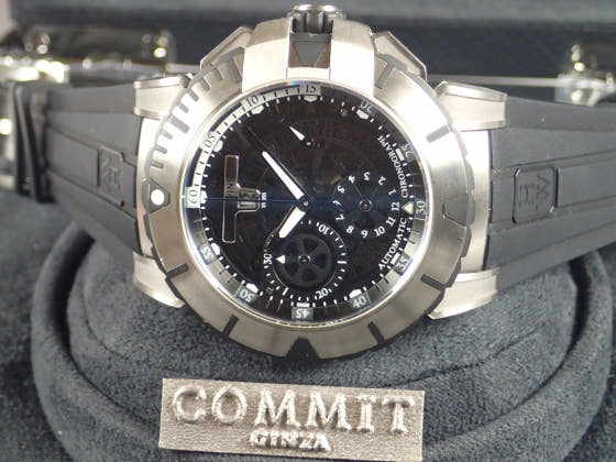 ハリーウィンストン オーシャン Ref.OCSACH44ZZ001 ブラック文字盤 中古 ocean-2