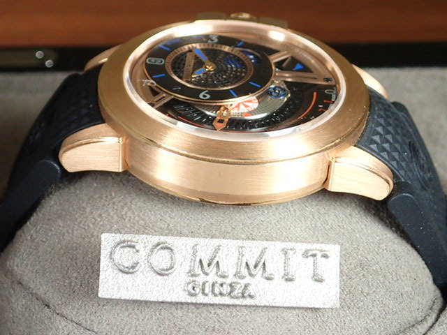 ハリーウィンストン オーシャン Ref.OCEATZ44RR011 ガルバニック ブラック文字盤 中古 ocean-4