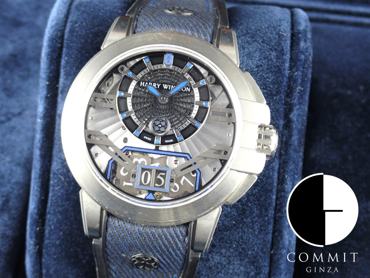 Harry Winston Ocean Ref.OCEABD42ZZ001 Black/Grey Dial Used ocean-8