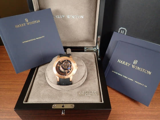 Harry Winston Ocean Ref.OCEATZ44RR011 Galvanic Black Dial Used Ocean