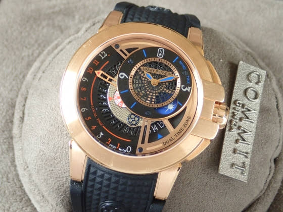 Harry Winston Ocean Ref.OCEATZ44RR011 Galvanic Black Dial Used Ocean