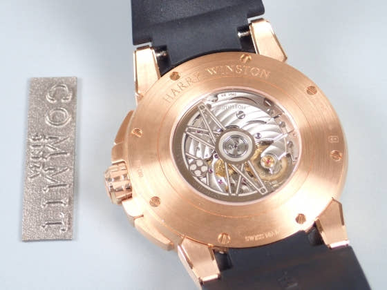 Harry Winston Ocean Ref.OCEATZ44RR011 Galvanic Black Dial Used Ocean