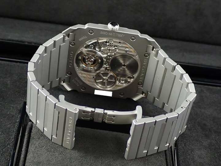 ブルガリ オクト フィニッシモ トゥールビヨン Ref.103016 グレー文字盤 極美品 3RM74KVF