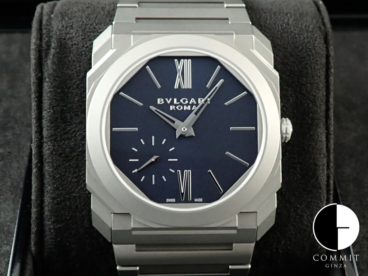 ブルガリ オクト フィニッシモ ローマ エディション Ref.103766 ミッドナイトブルー文字盤 未使用 3VZWTWAS