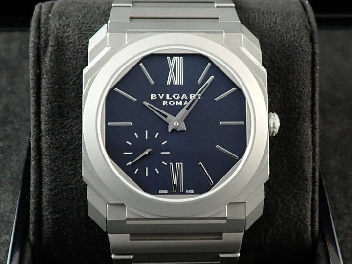 ブルガリ オクト フィニッシモ ローマ エディション Ref.103766 ミッドナイトブルー文字盤 未使用 3VZWTWAS