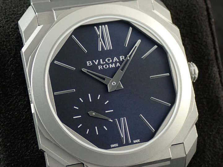 ブルガリ オクト フィニッシモ ローマ エディション Ref.103766 ミッドナイトブルー文字盤 未使用 3VZWTWAS