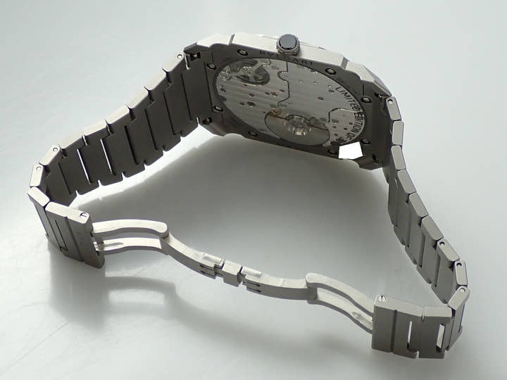 ブルガリ オクト フィニッシモ ローマ エディション Ref.103766 ミッドナイトブルー文字盤 極美品 A7431609