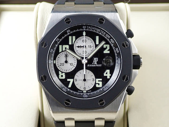 オーデマピゲ ロイヤルオーク オフショア クロノグラフ Ref.25940SK.OO.D002CA.01.A ステンレススチール ブラック文字盤