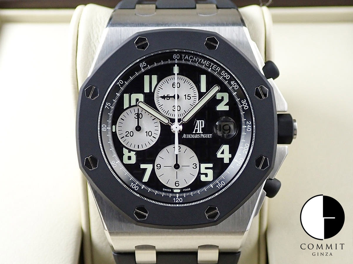 オーデマピゲ ロイヤルオーク オフショア クロノグラフ Ref.25940SK.OO.D002CA.01.A ステンレススチール ブラック文字盤