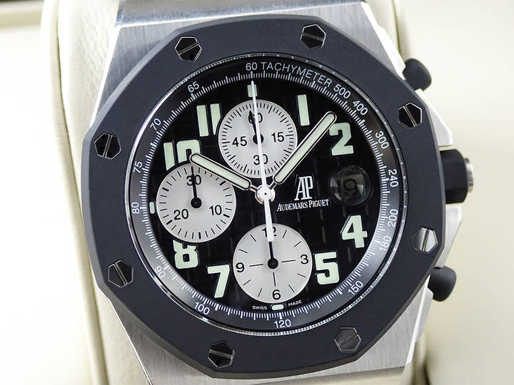 オーデマピゲ ロイヤルオーク オフショア クロノグラフ Ref.25940SK.OO.D002CA.01.A ステンレススチール ブラック文字盤