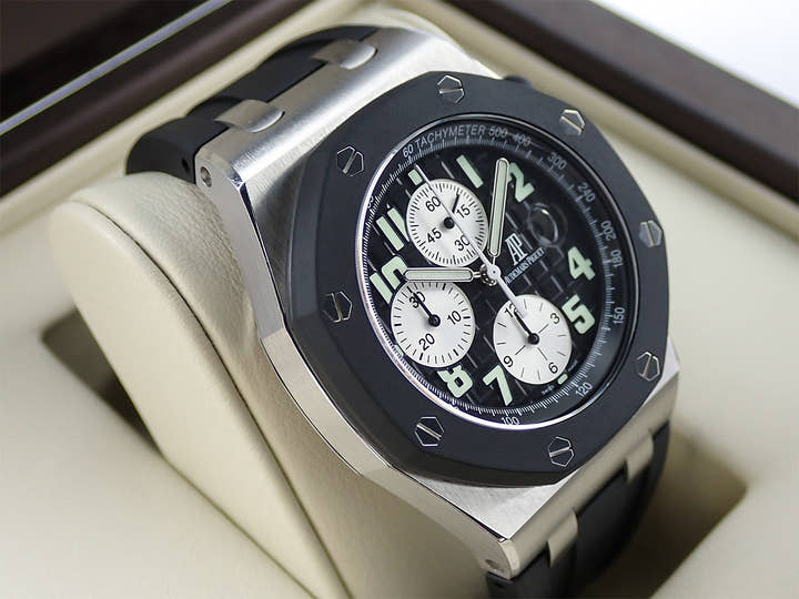 オーデマピゲ ロイヤルオーク オフショア クロノグラフ Ref.25940SK.OO.D002CA.01.A ステンレススチール ブラック文字盤