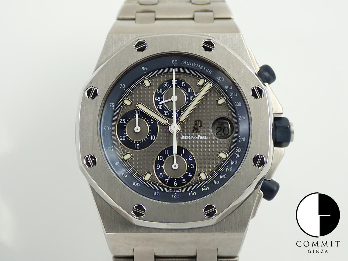 オーデマピゲ ロイヤルオーク オフショア クロノグラフ Ref.25721TI/O/1000TI/01 チタン グレー文字盤