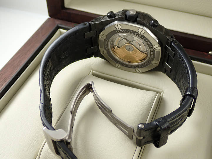 オーデマピゲ ロイヤルオーク オフショア GINZA7 Ref.26205AU.OO.D002CR.01 カーボン ブラック文字盤