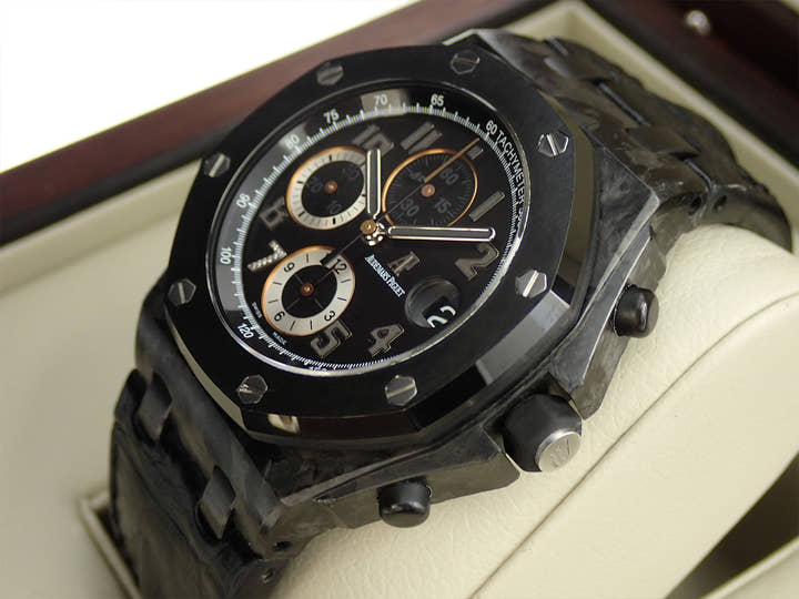 オーデマピゲ ロイヤルオーク オフショア GINZA7 Ref.26205AU.OO.D002CR.01 カーボン ブラック文字盤