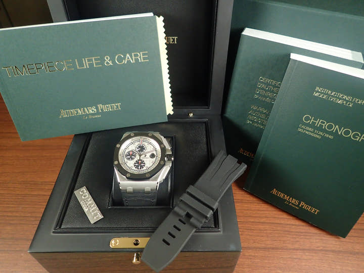 オーデマピゲ ロイヤルオーク Ref.26400SO.OO.A002CA.01 シルバー文字盤 中古 offshore