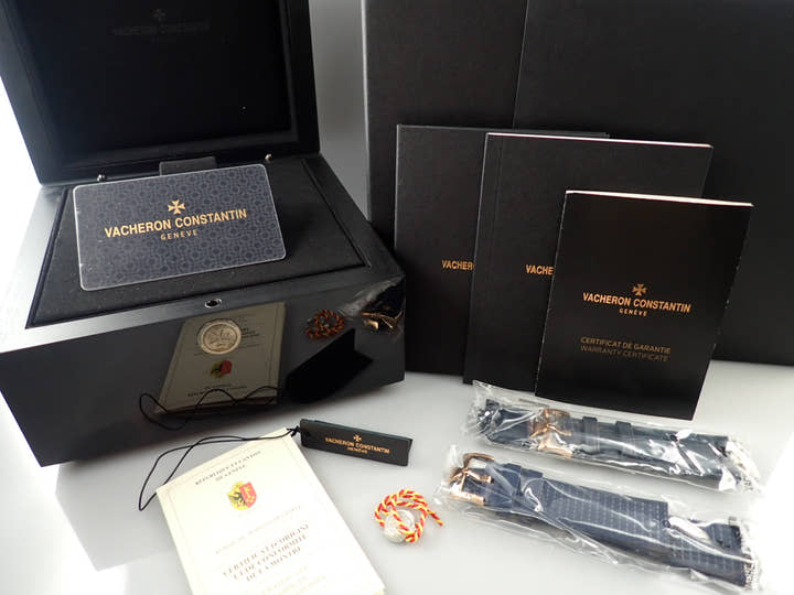 ヴァシュロンコンスタンタン オーヴァーシーズ Ref.4500V/110R-B705 ブルー文字盤 未使用 9WHS83WY