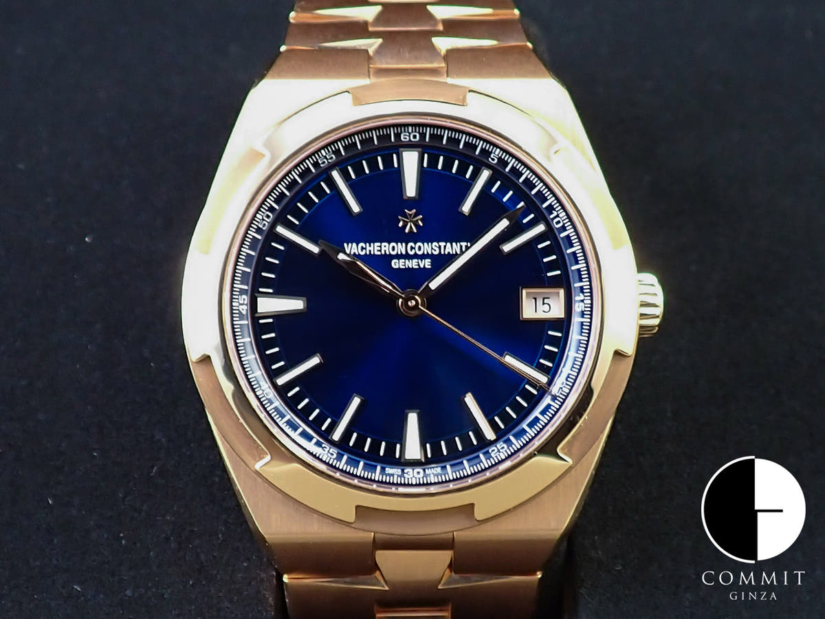 ヴァシュロンコンスタンタン オーヴァーシーズ Ref.4500V/110R-B705 ブルー文字盤 美品 848H12LC