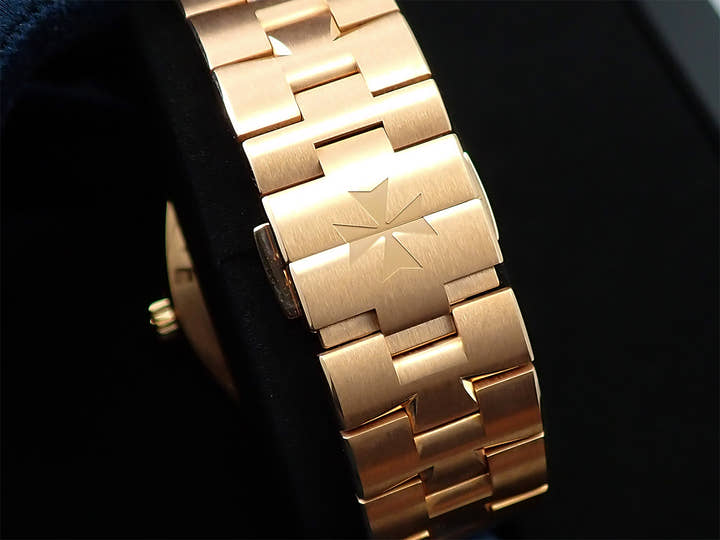 ヴァシュロンコンスタンタン オーヴァーシーズ Ref.4500V/110R-B705 ブルー文字盤 美品 848H12LC