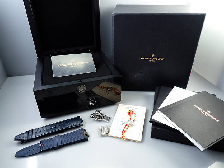 ヴァシュロンコンスタンタン オーヴァーシーズ Ref.4500V/110A-B128 ブルー文字盤 中古 955C2266