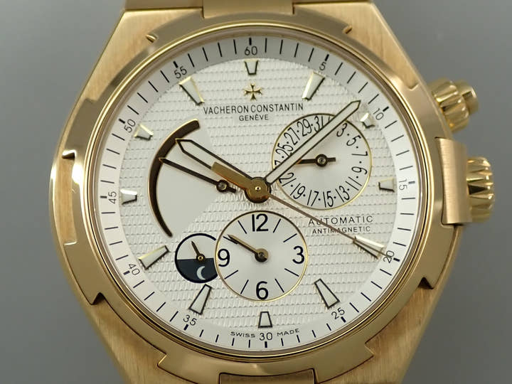 ヴァシュロンコンスタンタン オーヴァーシーズ デュアルタイム Ref.47450/B01J シルバー文字盤 美品 8RF5HK6X