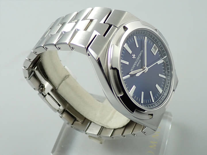 ヴァシュロンコンスタンタン オーヴァーシーズ Ref.4500V/110A-B128 ブルー文字盤 極美品 3059LFXK