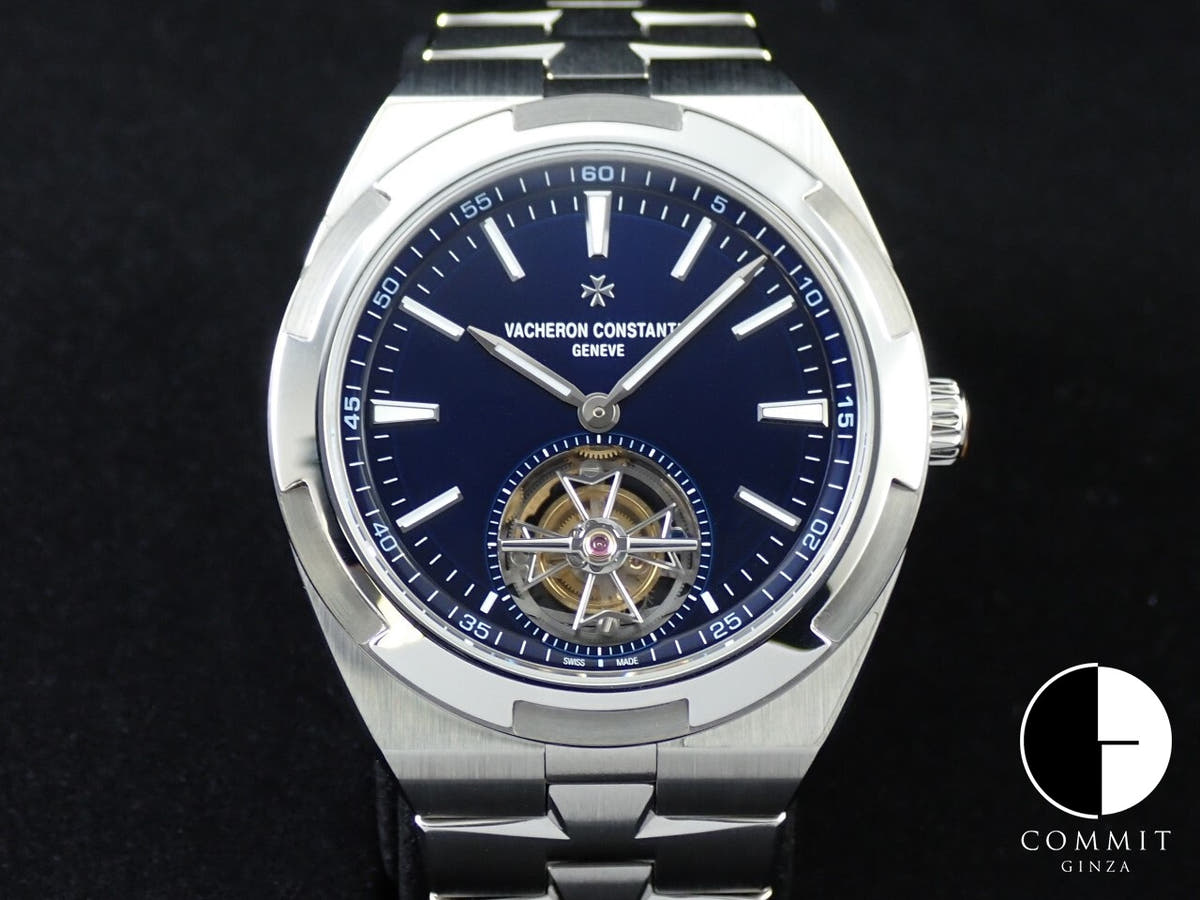 Vacheron Constantin Overseas Tourbillon Ref.6000V/110A-B544 Blue Dial Very Good Condition YL73S772