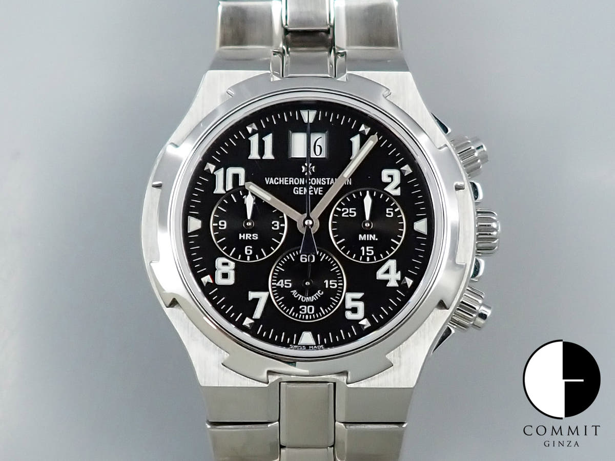 Vacheron Constantin Overseas Chronograph Ref.49140/423A-8886 Black Dial Used 738VHJAR