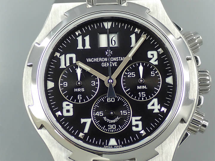 Vacheron Constantin Overseas Chronograph Ref.49140/423A-8886 Black Dial Used 738VHJAR