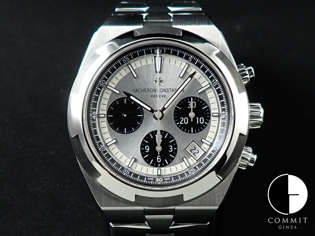 Vacheron Constantin Overseas Chronograph Ref. 5500V/110A-B686 Silver Dial Unused 1KSMXH15