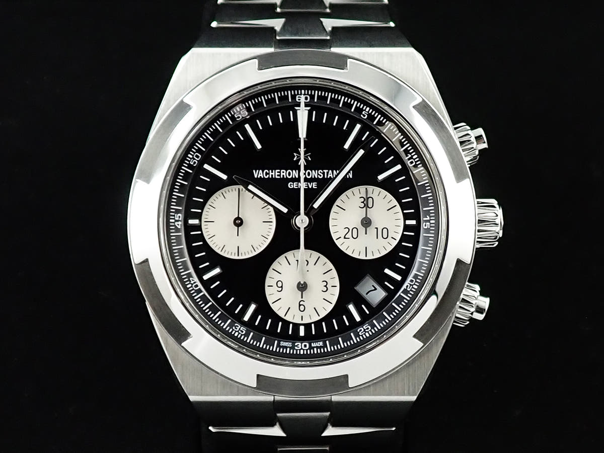 ヴァシュロンコンスタンタン オーヴァーシーズ クロノグラフ Ref.5500V/110A-B481 ブラック文字盤 中古 K5144384