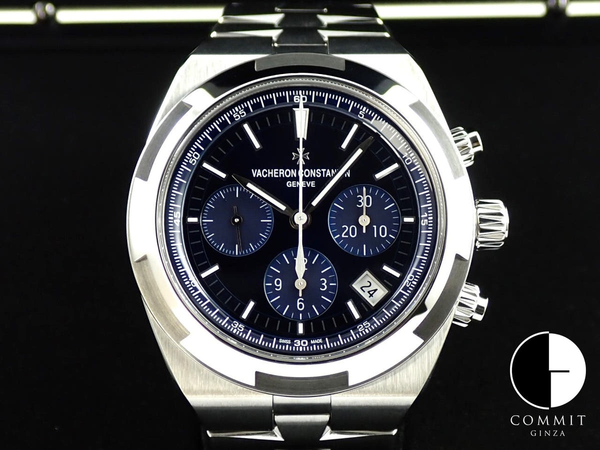 ヴァシュロンコンスタンタン オーヴァーシーズ クロノグラフ Ref.5500V/110A-B148 ブルー文字盤 未使用 6A6TRHH0