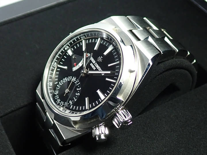ヴァシュロンコンスタンタン オーヴァーシーズ デュアルタイム Ref.7900V/110A-B546 ブラック文字盤 美品 YLCS40KL