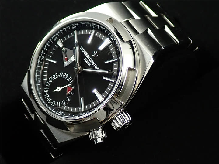 ヴァシュロンコンスタンタン オーヴァーシーズ デュアルタイム Ref.7900V/110A-B546 ブラック文字盤 美中古 JH017319