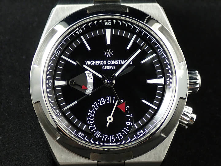 ヴァシュロンコンスタンタン オーヴァーシーズ デュアルタイム Ref.7900V/110A-B546 ブラック文字盤 美中古 JH017319