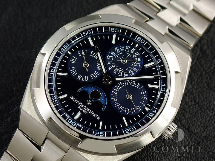 ヴァシュロンコンスタンタン オーヴァーシーズ エクストラフラット パーペチュアルカレンダー Ref.4300V/120G-B945 ブルー文字盤 中古 284M1331